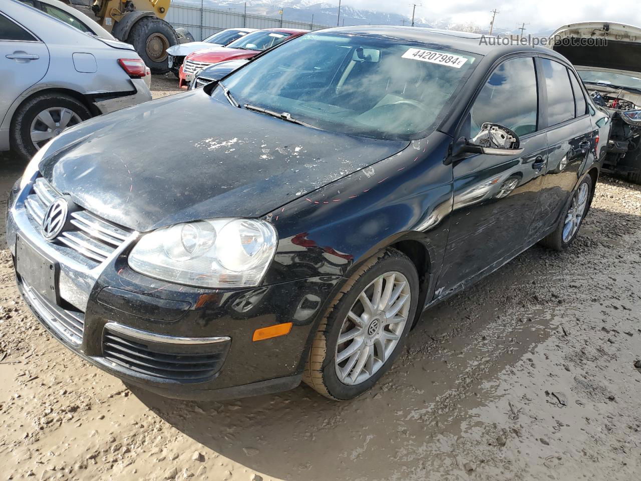 2009 Volkswagen Jetta Wolfsburg Black vin: 3VWRJ71K59M060294