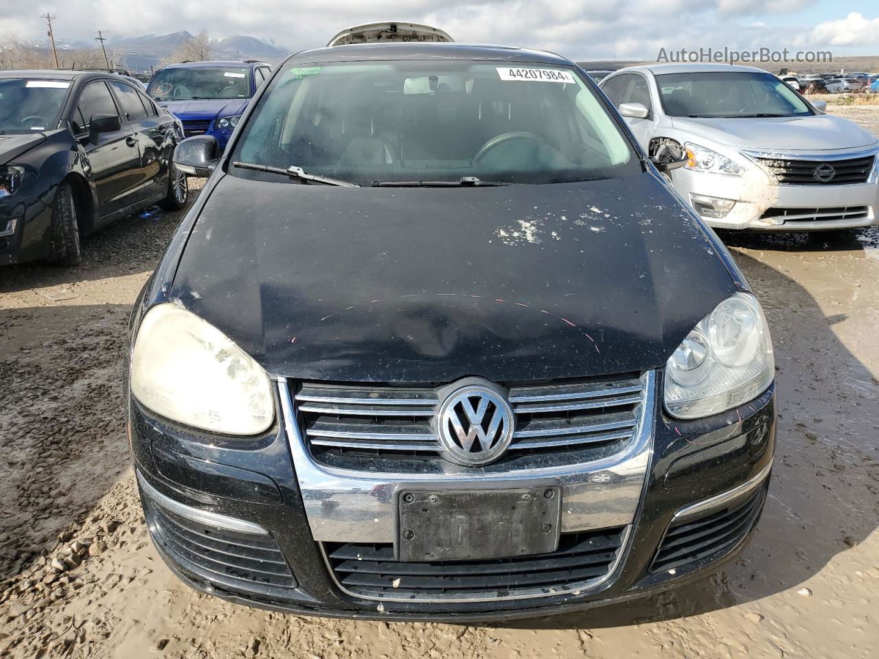 2009 Volkswagen Jetta Wolfsburg Black vin: 3VWRJ71K59M060294