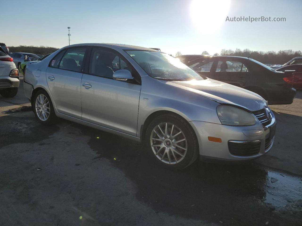 2009 Volkswagen Jetta Wolfsburg Silver vin: 3VWRJ71K69M036683