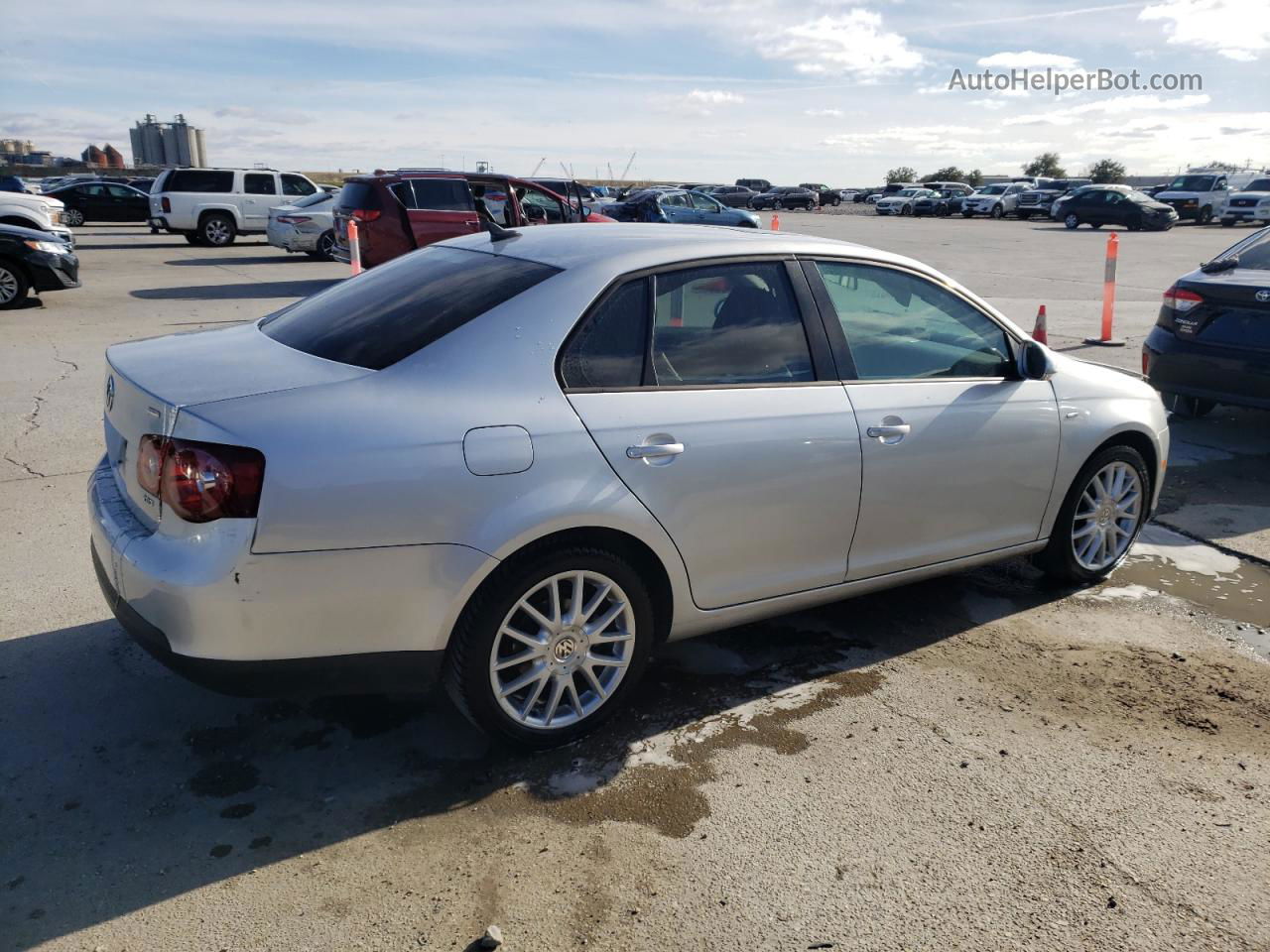 2009 Volkswagen Jetta Wolfsburg Silver vin: 3VWRJ71K69M065004