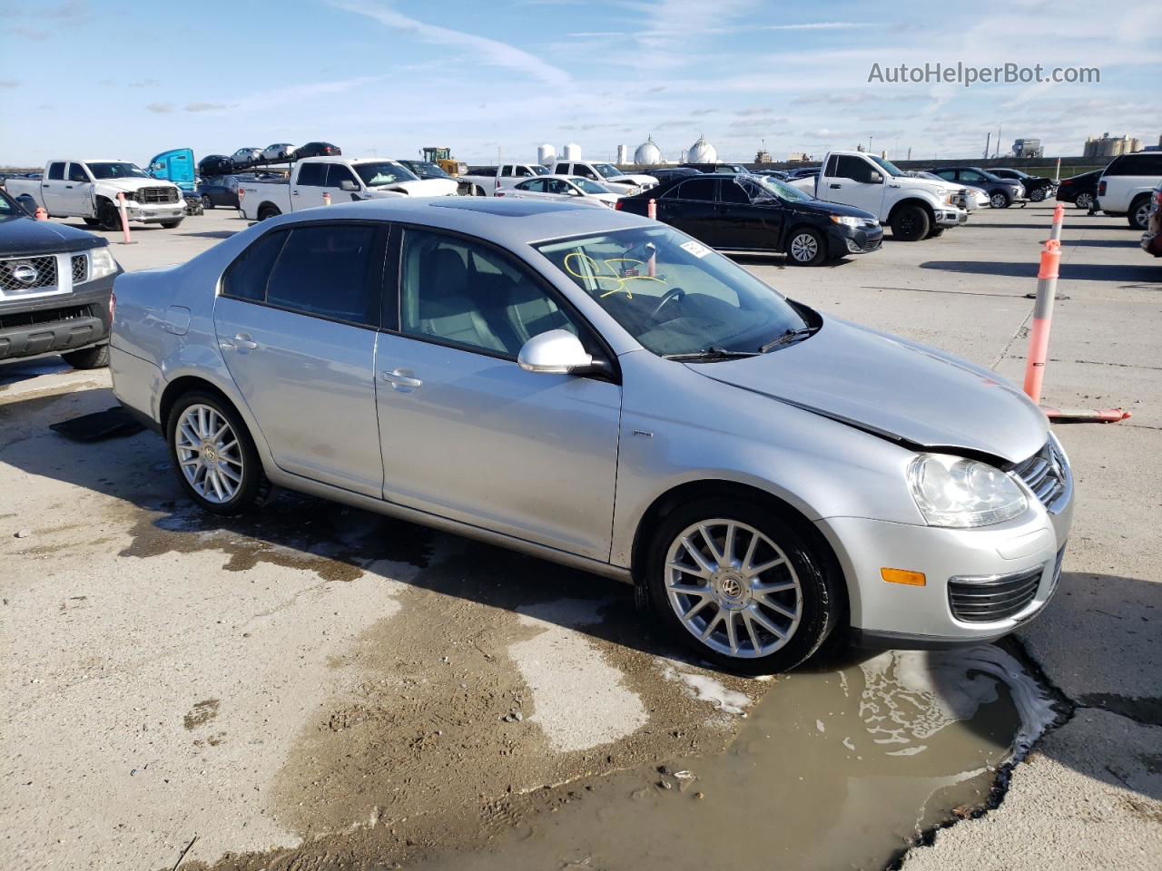 2009 Volkswagen Jetta Wolfsburg Silver vin: 3VWRJ71K69M065004