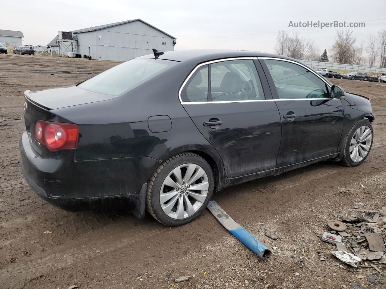 2009 Volkswagen Jetta Tdi Black vin: 3VWRL71KX9M128373