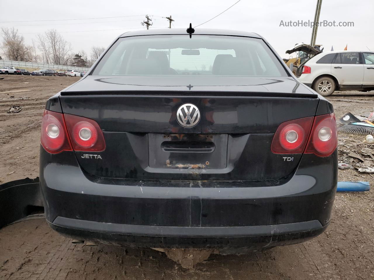 2009 Volkswagen Jetta Tdi Black vin: 3VWRL71KX9M128373