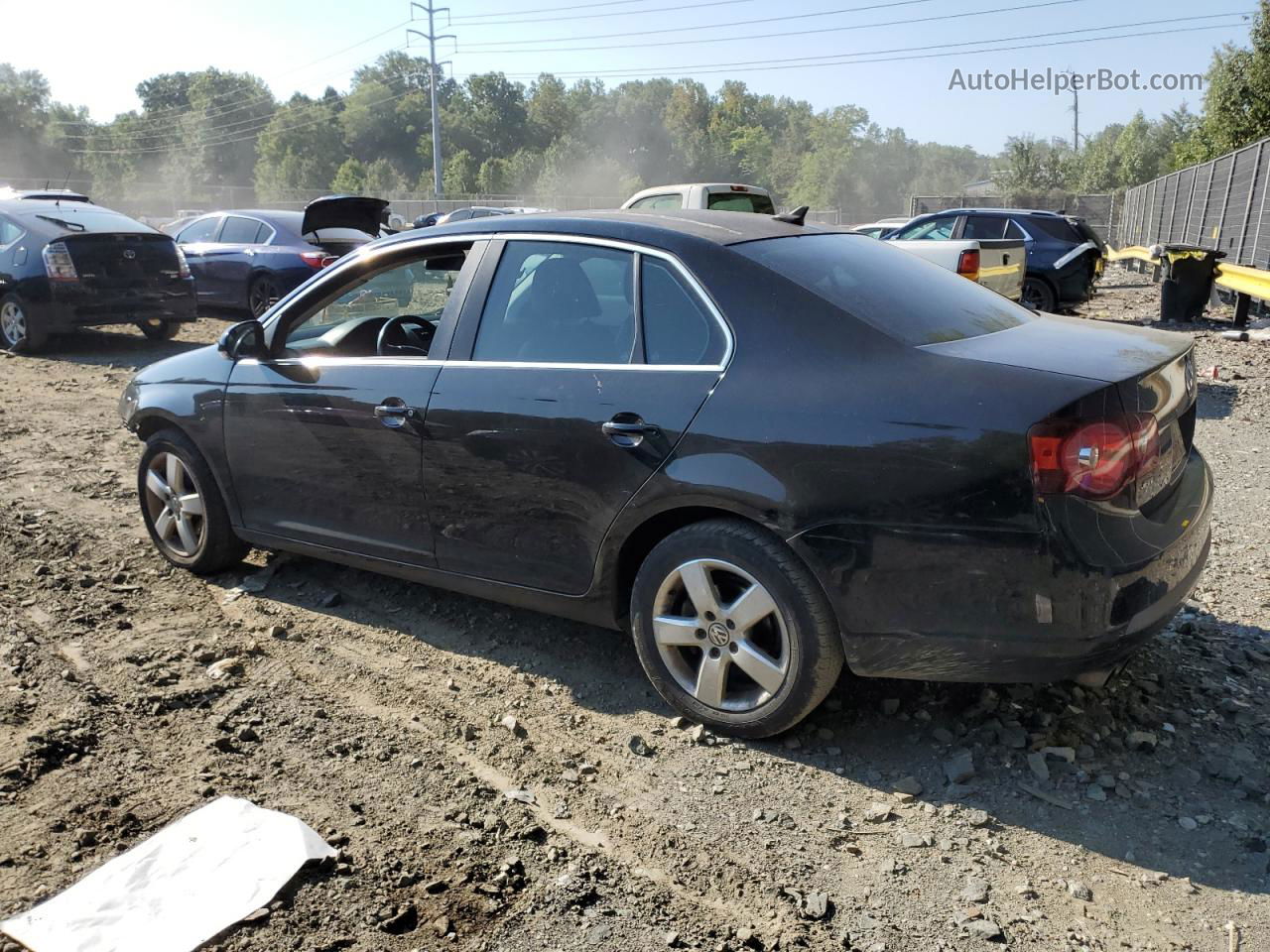 2009 Volkswagen Jetta Se Черный vin: 3VWRM71K09M087846