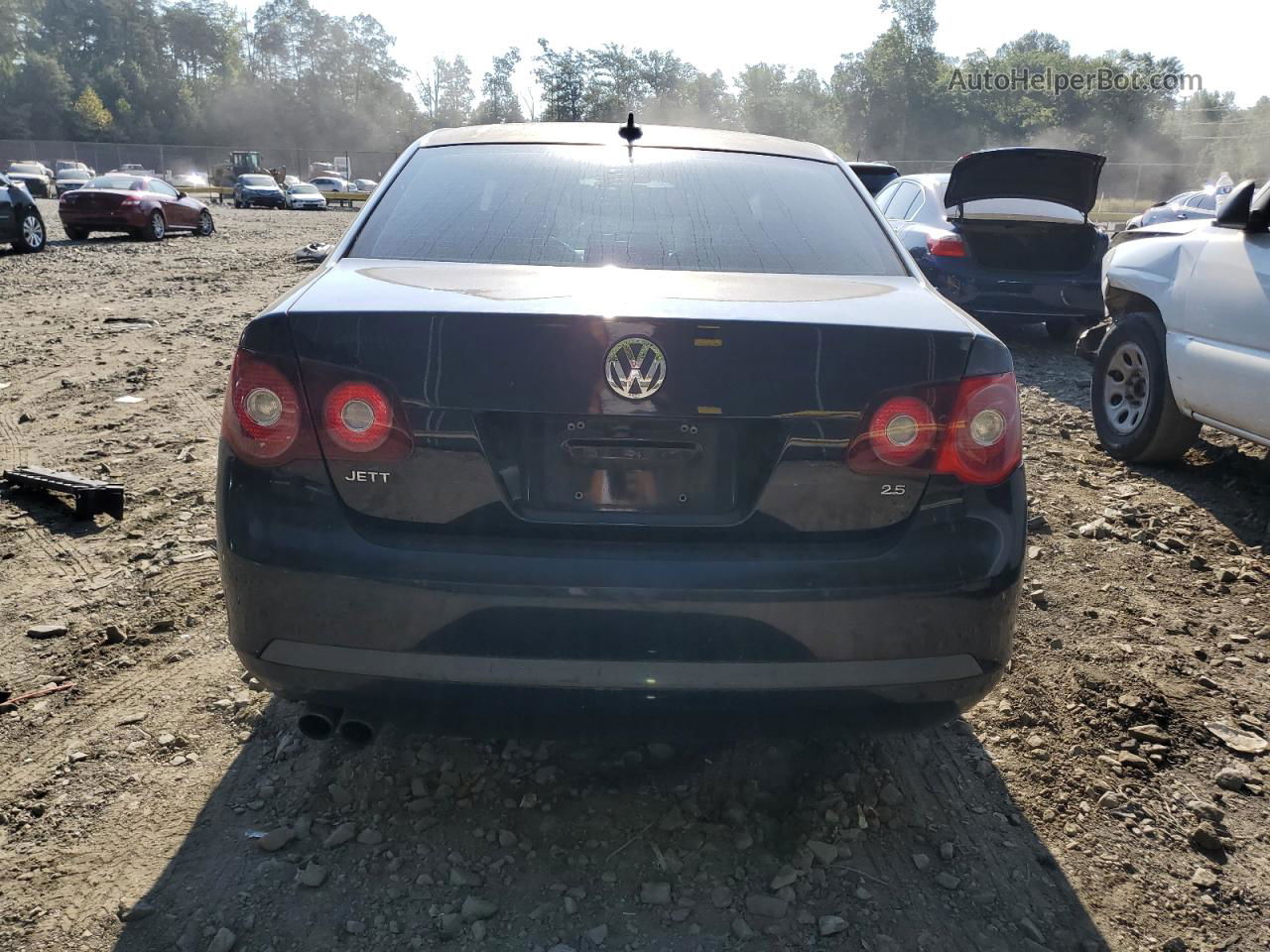 2009 Volkswagen Jetta Se Черный vin: 3VWRM71K09M087846