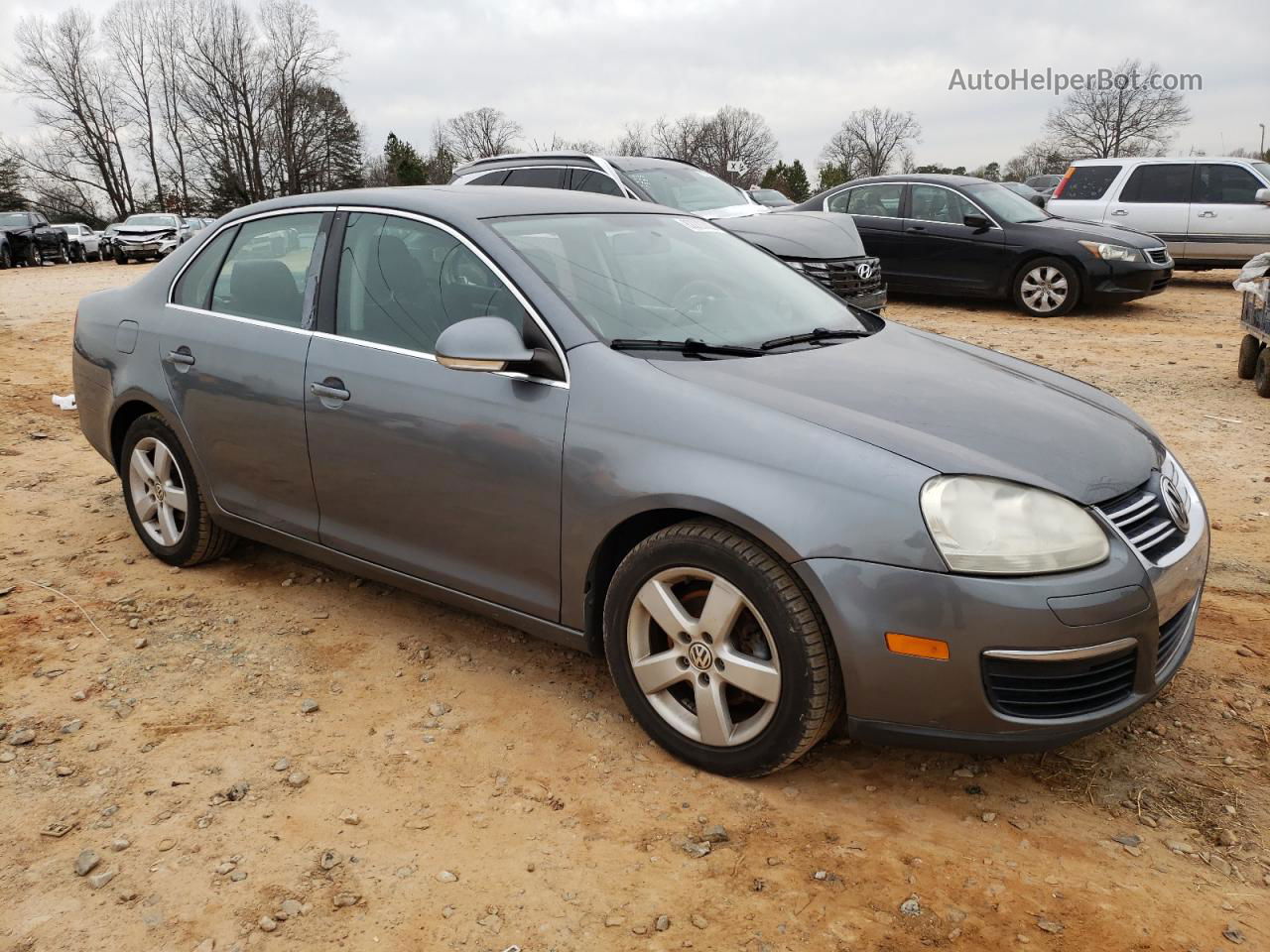 2009 Volkswagen Jetta Se Gray vin: 3VWRM71K09M095333