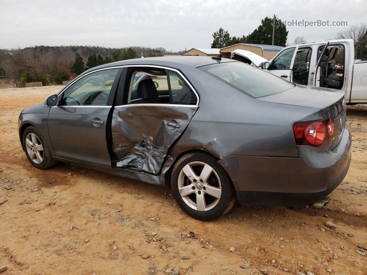 2009 Volkswagen Jetta Se Gray vin: 3VWRM71K09M095333