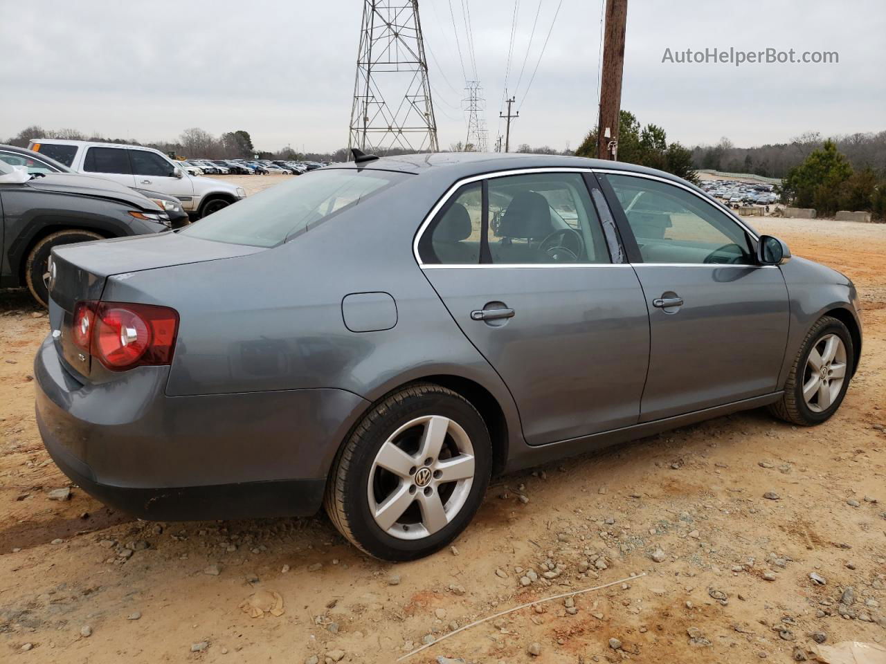 2009 Volkswagen Jetta Se Gray vin: 3VWRM71K09M095333