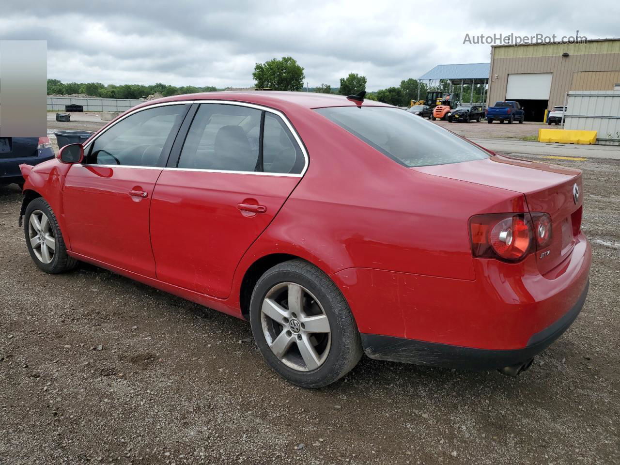 2009 Volkswagen Jetta Se Red vin: 3VWRM71K09M147642