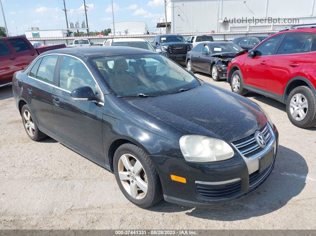 2009 Volkswagen Jetta Sedan Se Черный vin: 3VWRM71K19M175613