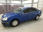 2009 Volkswagen Jetta Se Blue vin: 3VWRM71K29M067355