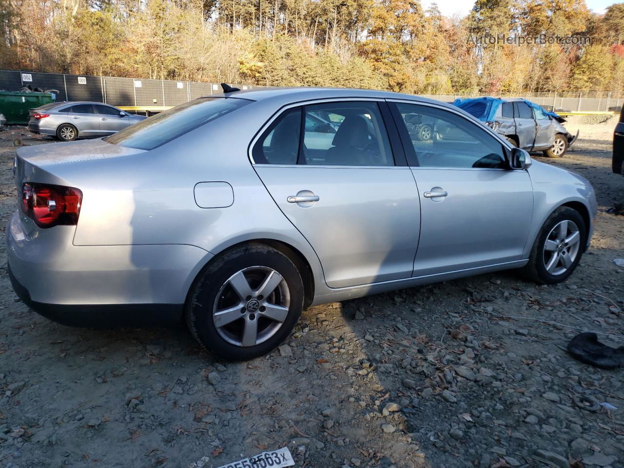 2009 Volkswagen Jetta Se Silver vin: 3VWRM71K29M087900