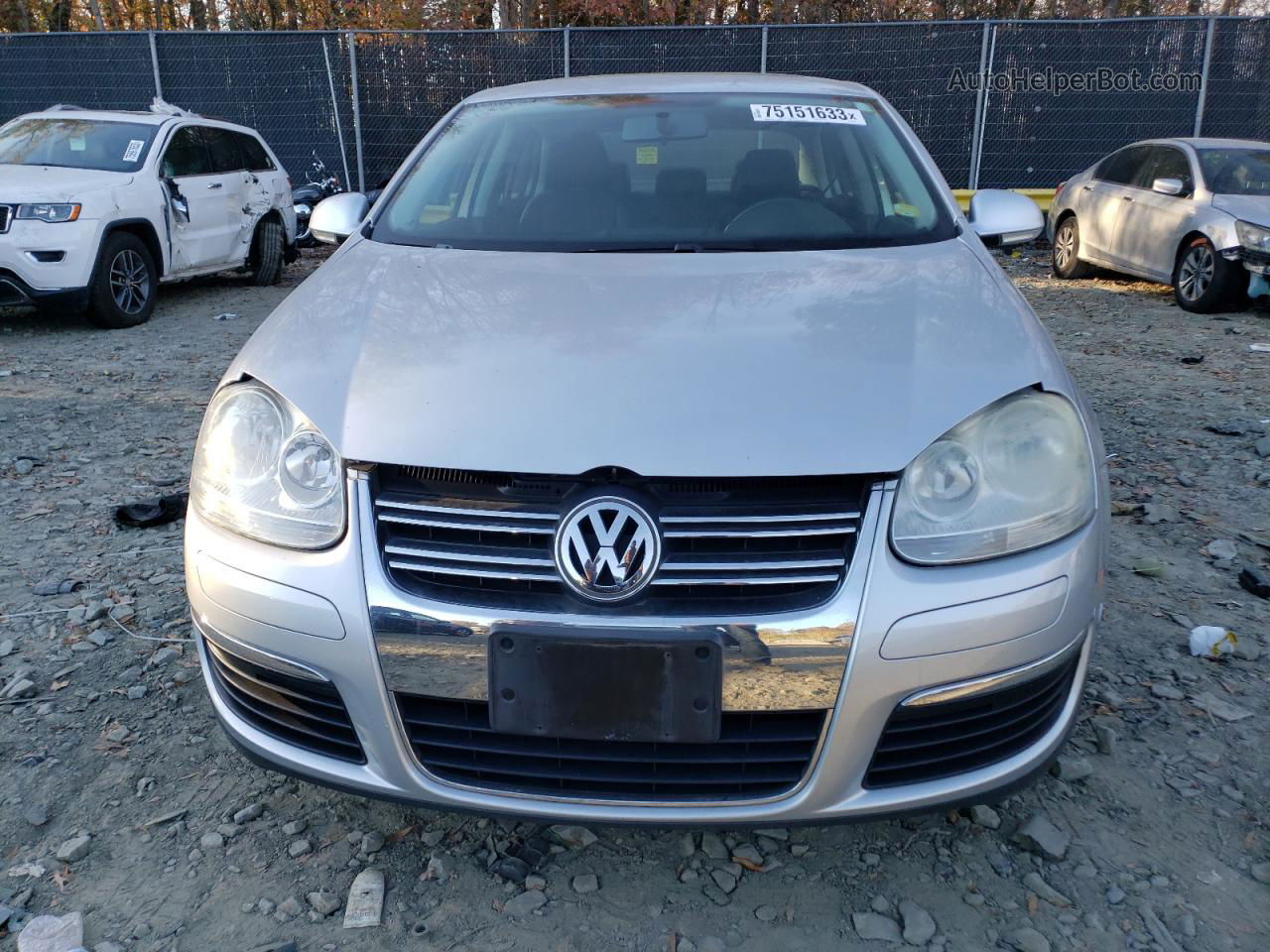 2009 Volkswagen Jetta Se Silver vin: 3VWRM71K29M087900