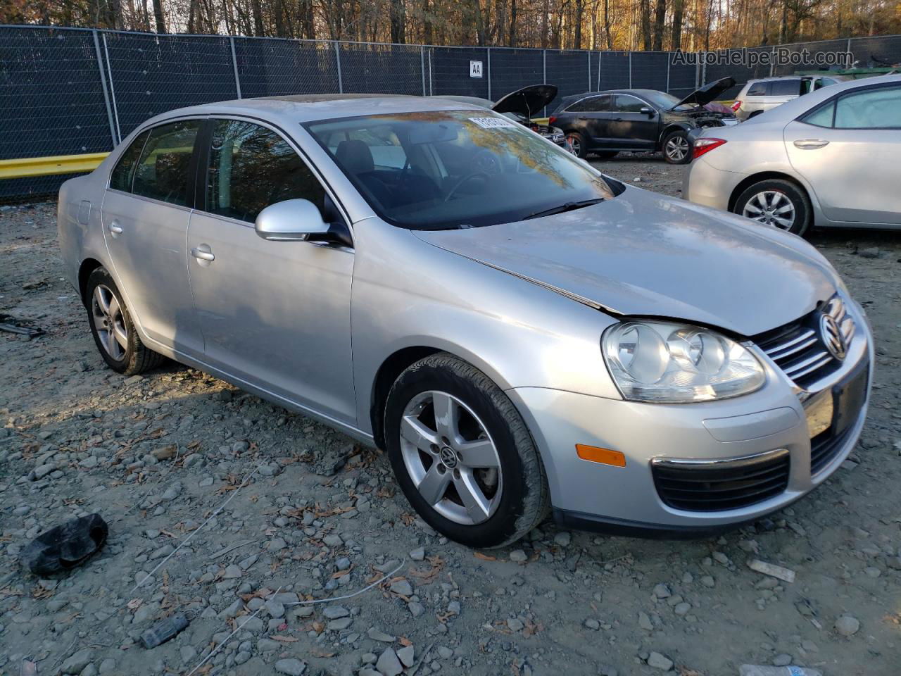 2009 Volkswagen Jetta Se Silver vin: 3VWRM71K29M087900