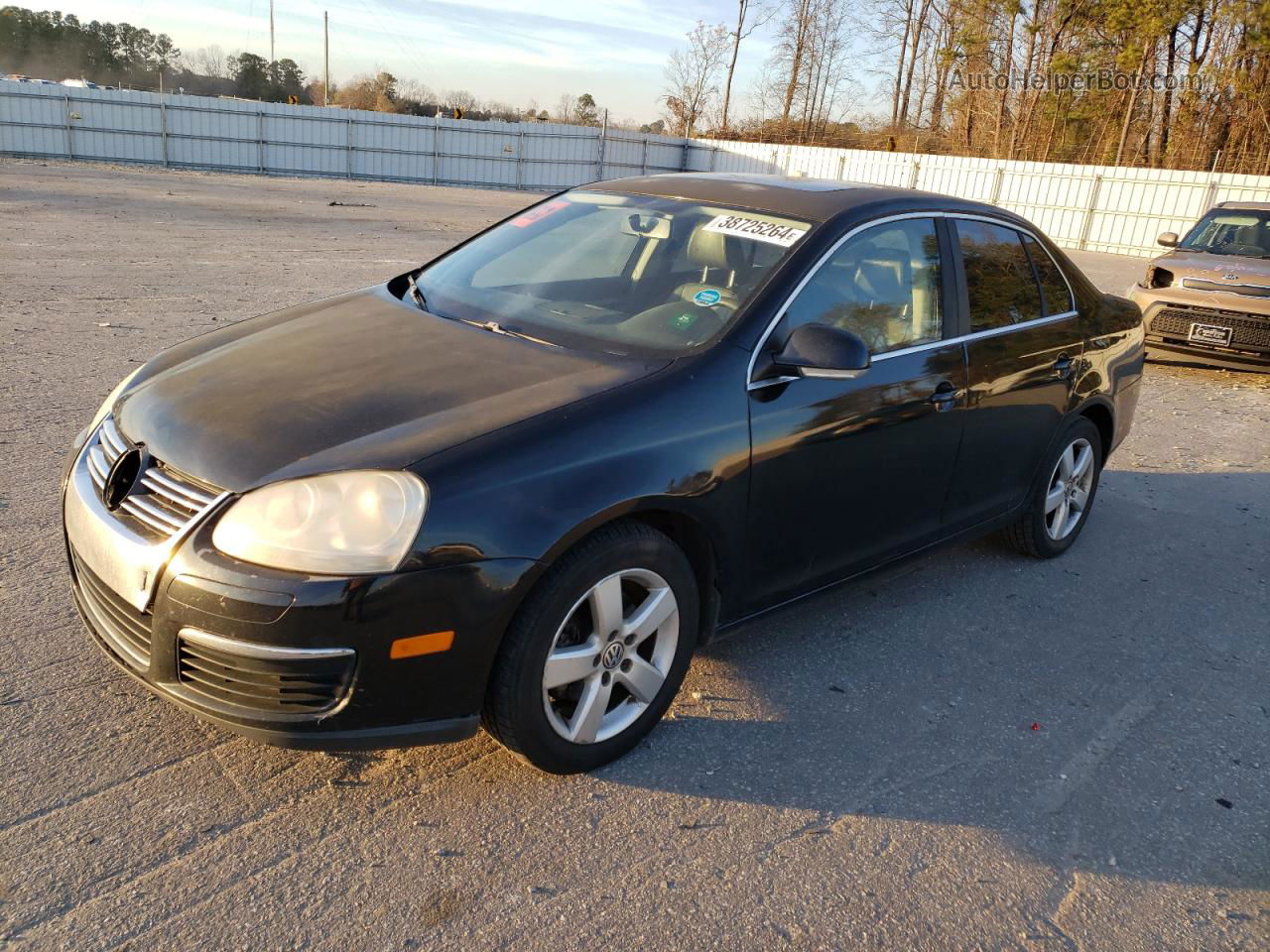 2009 Volkswagen Jetta Se Black vin: 3VWRM71K29M122788