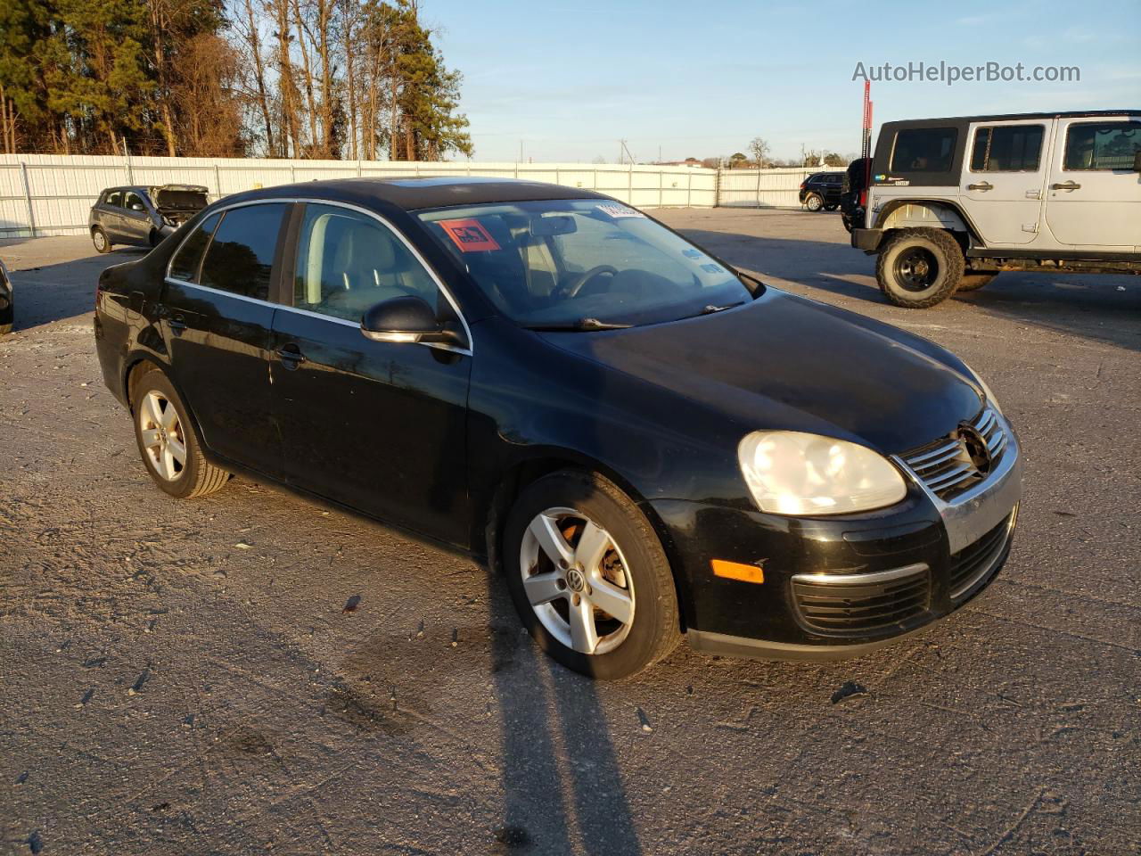 2009 Volkswagen Jetta Se Black vin: 3VWRM71K29M122788