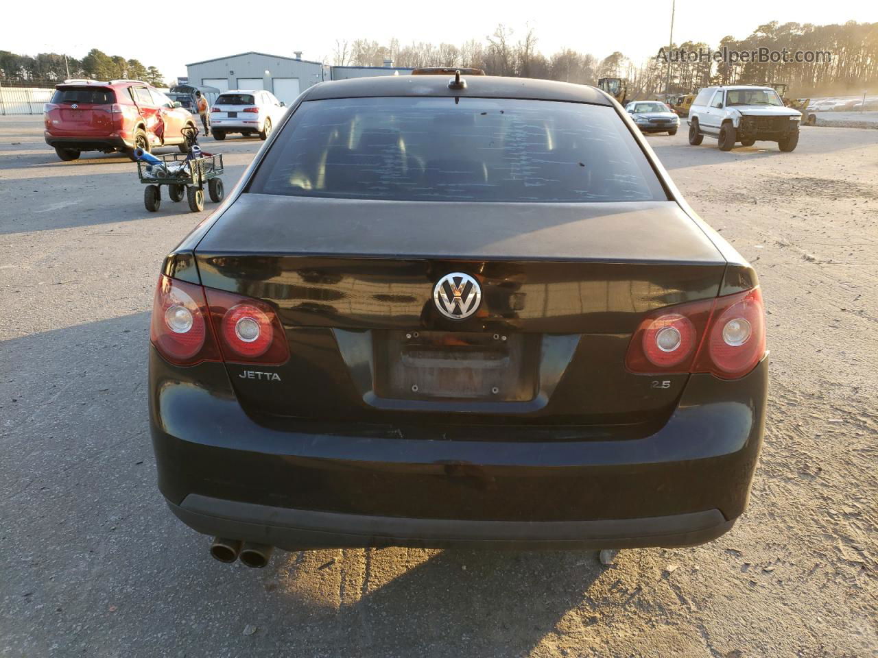 2009 Volkswagen Jetta Se Black vin: 3VWRM71K29M122788