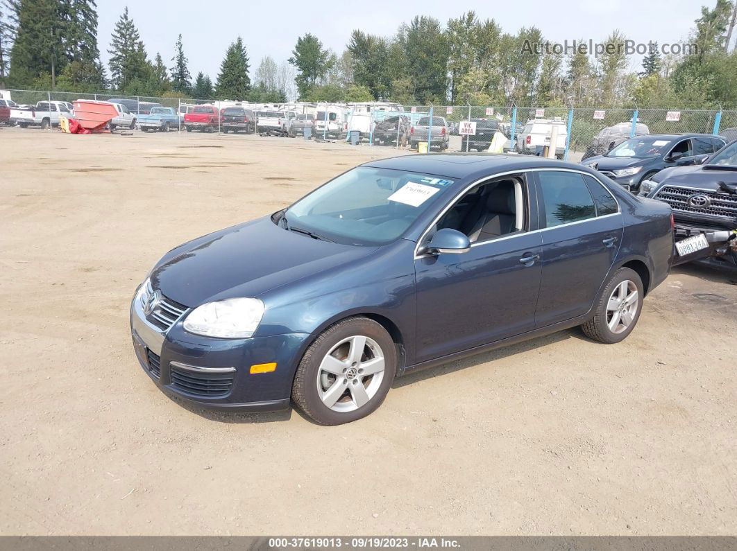 2009 Volkswagen Jetta Sedan Se Синий vin: 3VWRM71K29M130549