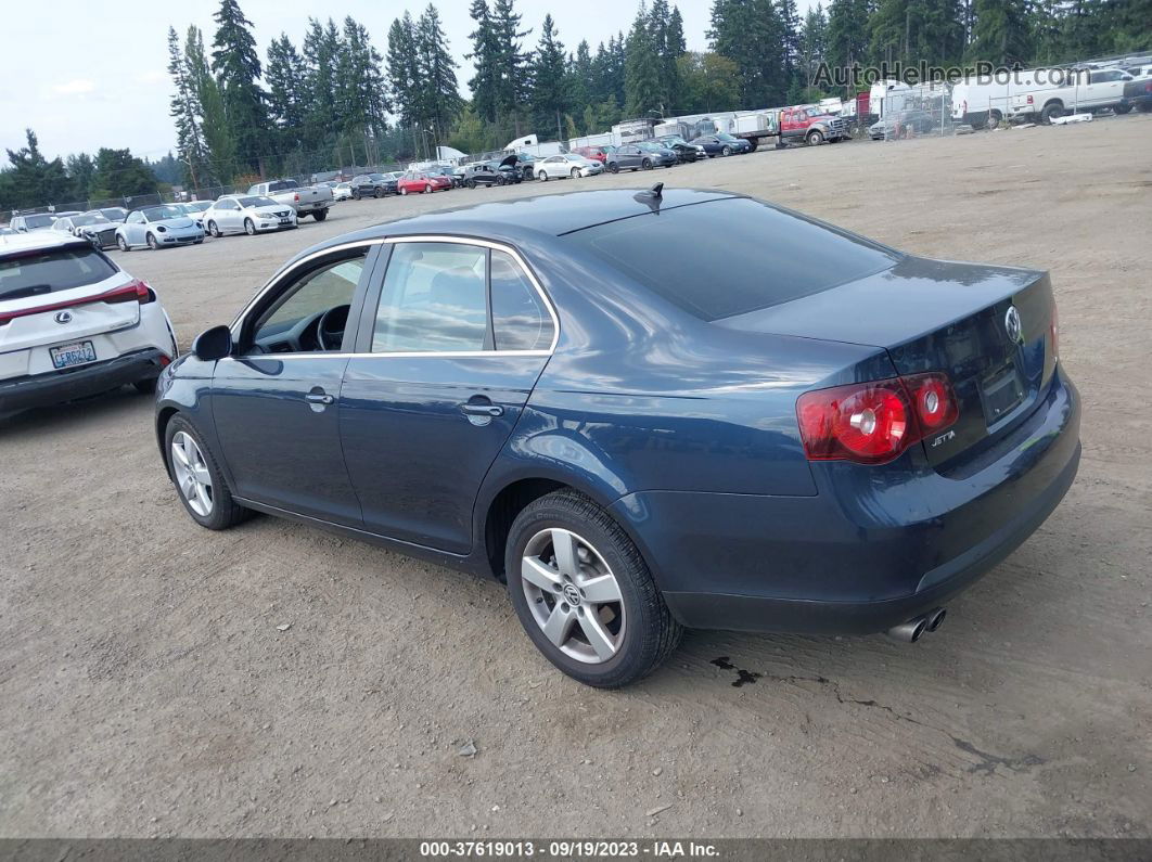 2009 Volkswagen Jetta Sedan Se Blue vin: 3VWRM71K29M130549