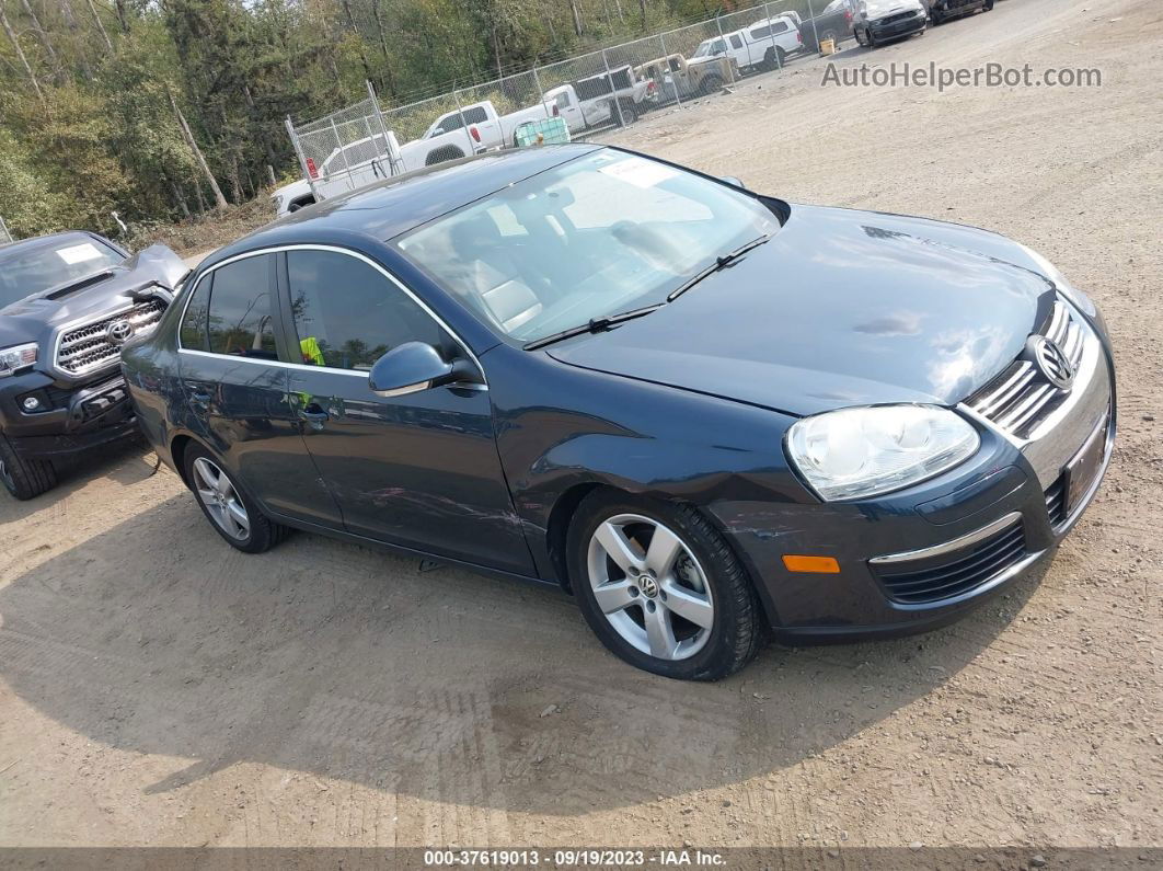 2009 Volkswagen Jetta Sedan Se Синий vin: 3VWRM71K29M130549