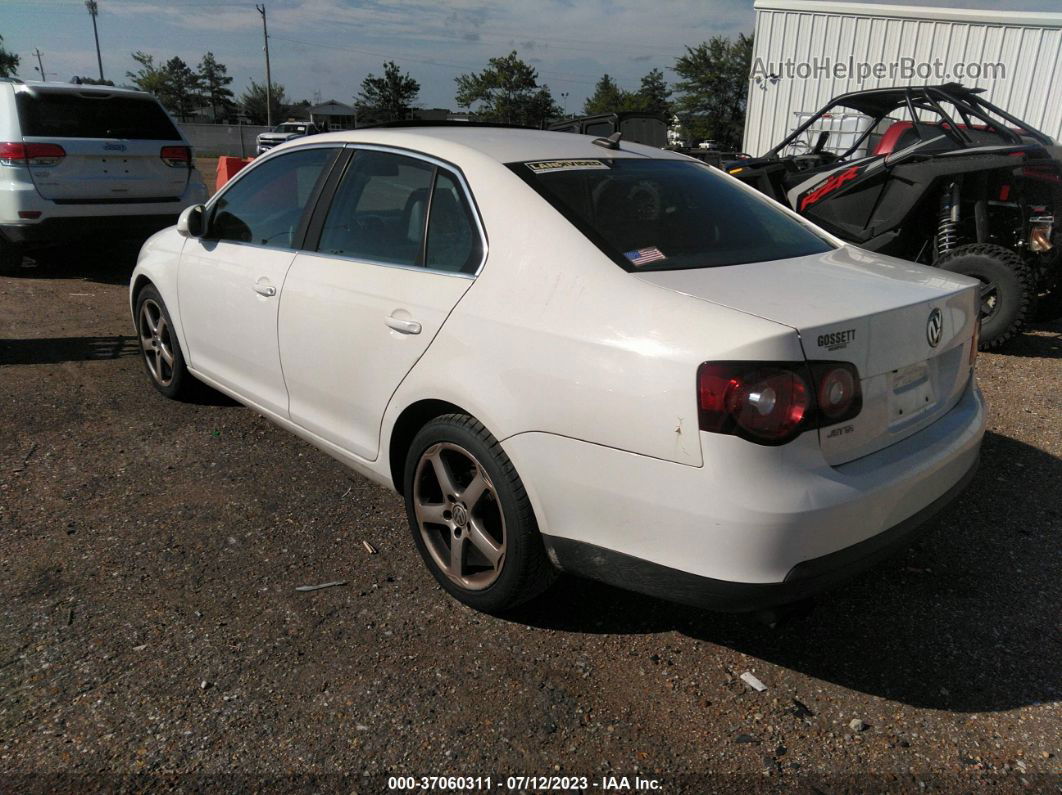 2009 Volkswagen Jetta Sedan Se/sel White vin: 3VWRM71K39M056087