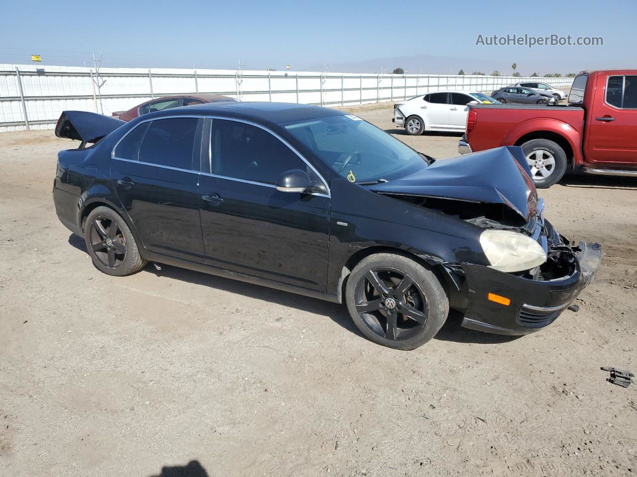 2009 Volkswagen Jetta Se Black vin: 3VWRM71K39M139938