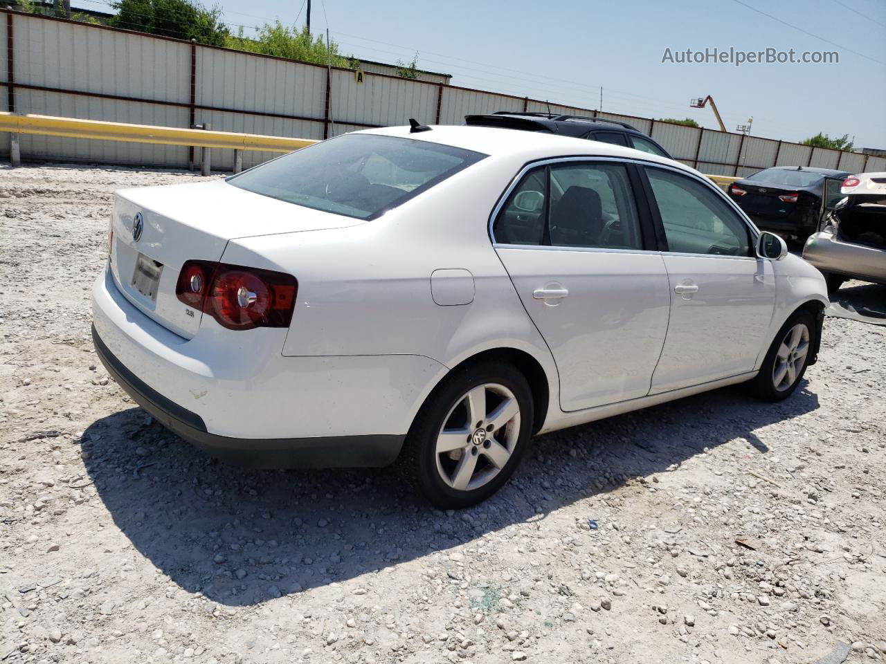 2009 Volkswagen Jetta Se White vin: 3VWRM71K39M170557