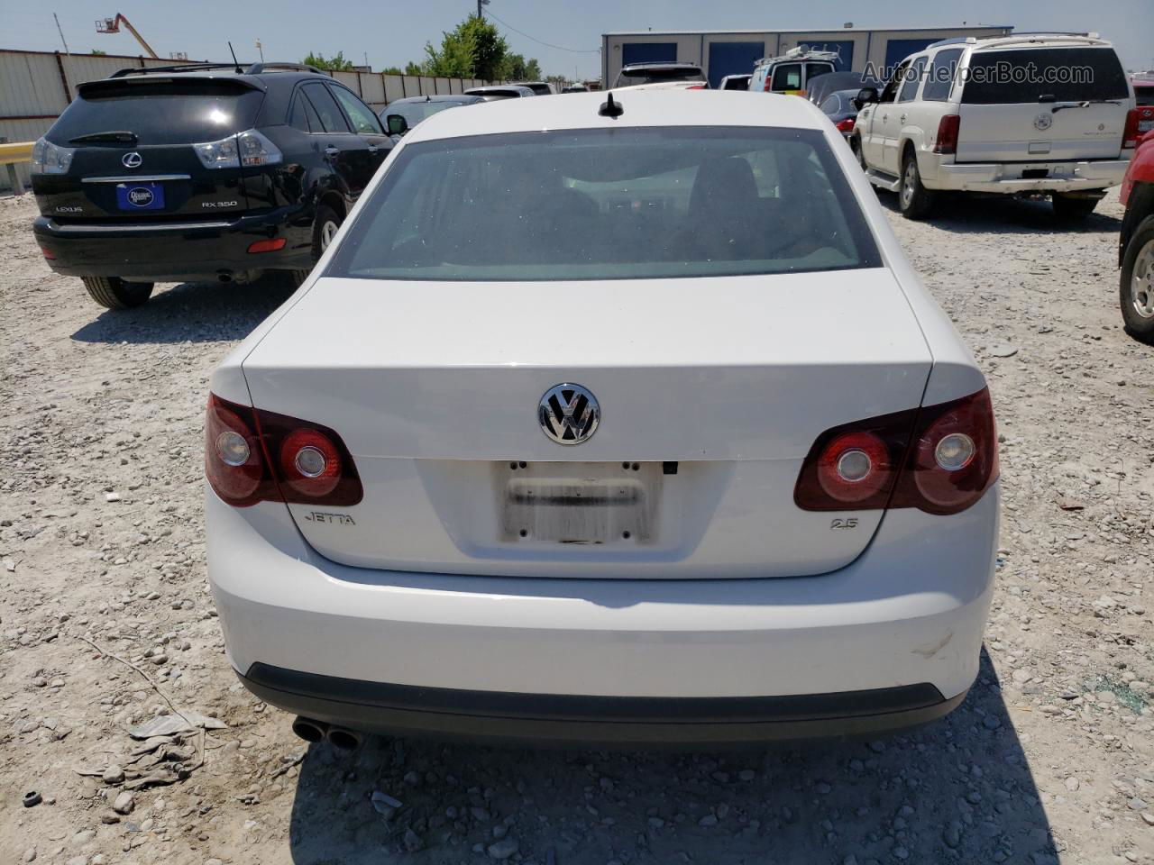 2009 Volkswagen Jetta Se White vin: 3VWRM71K39M170557