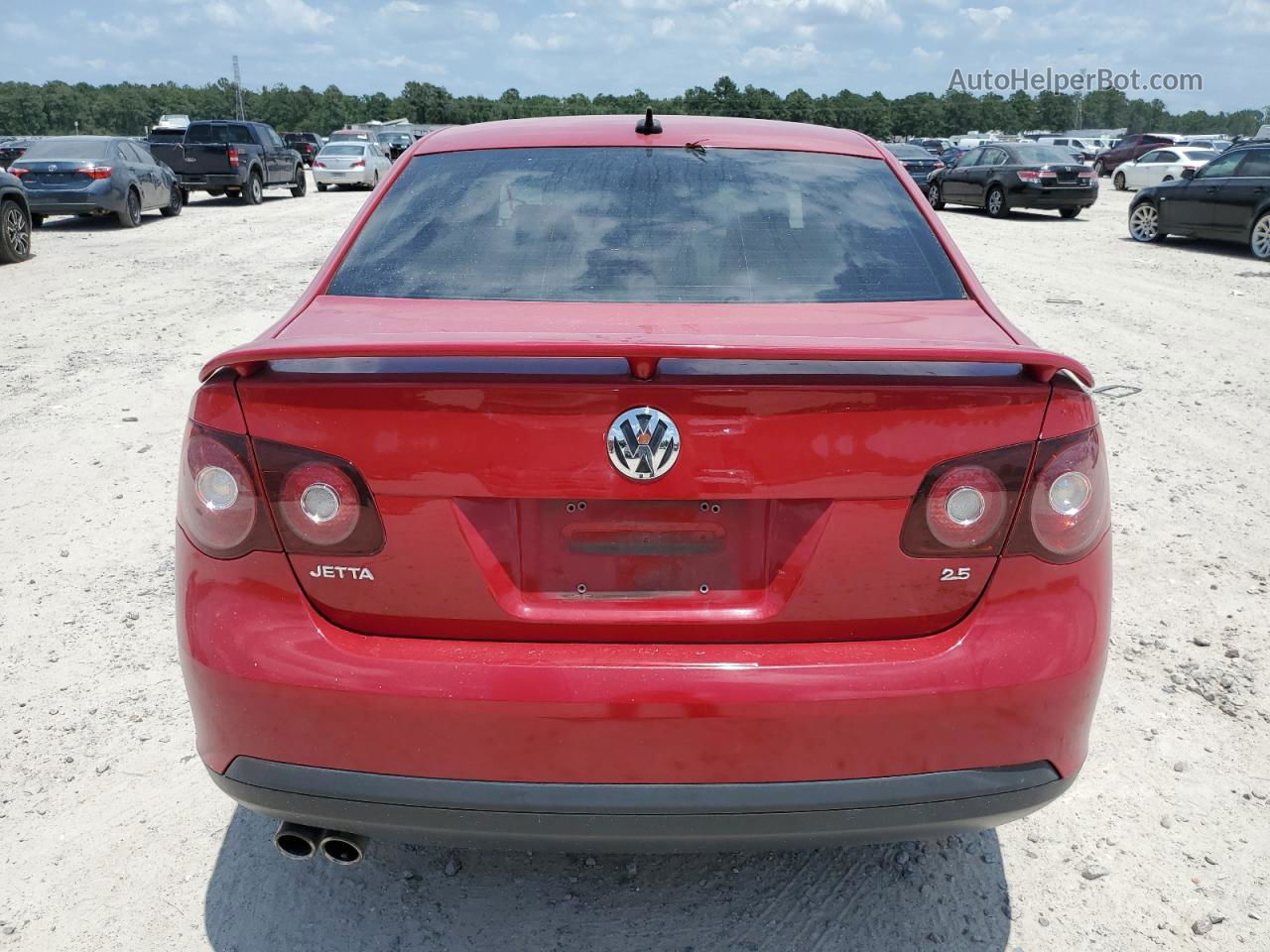 2009 Volkswagen Jetta Se Red vin: 3VWRM71K59M033345