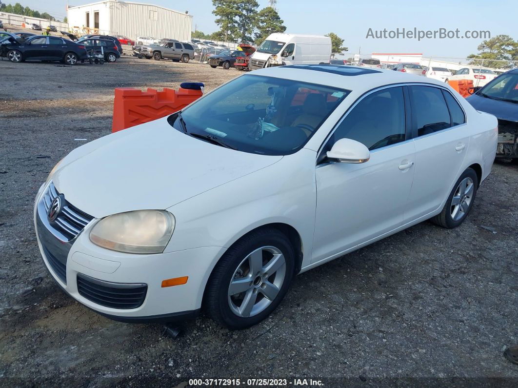 2009 Volkswagen Jetta Sedan Se Белый vin: 3VWRM71K59M073683