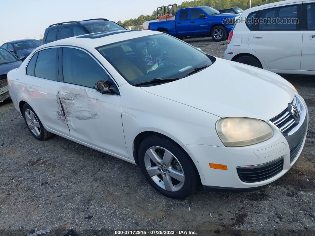 2009 Volkswagen Jetta Sedan Se White vin: 3VWRM71K59M073683