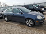 2009 Volkswagen Jetta Se Blue vin: 3VWRM71K59M095618