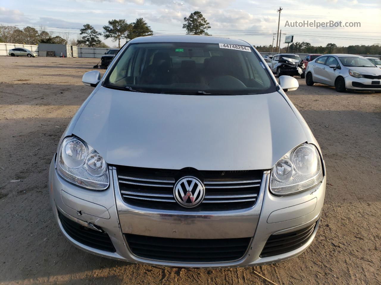 2009 Volkswagen Jetta Se Silver vin: 3VWRM71K59M149693