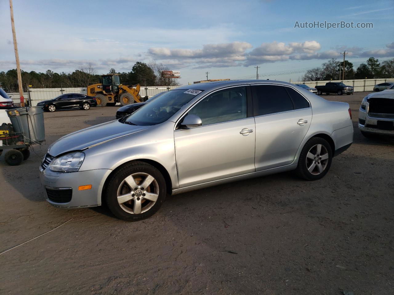 2009 Volkswagen Jetta Se Silver vin: 3VWRM71K59M149693