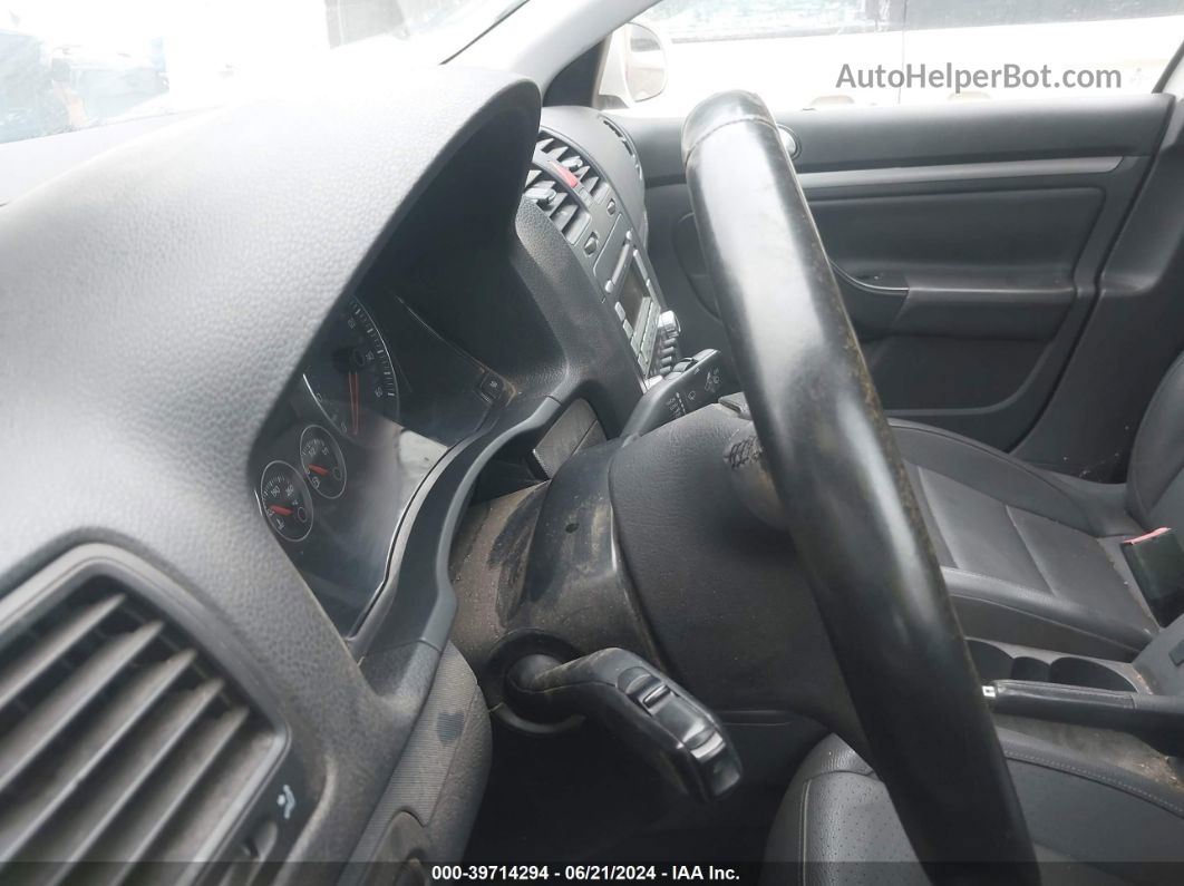 2009 Volkswagen Jetta Sel Белый vin: 3VWRM71K69M096969