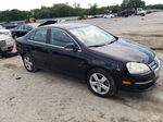 2009 Volkswagen Jetta Se Black vin: 3VWRM71K69M128450