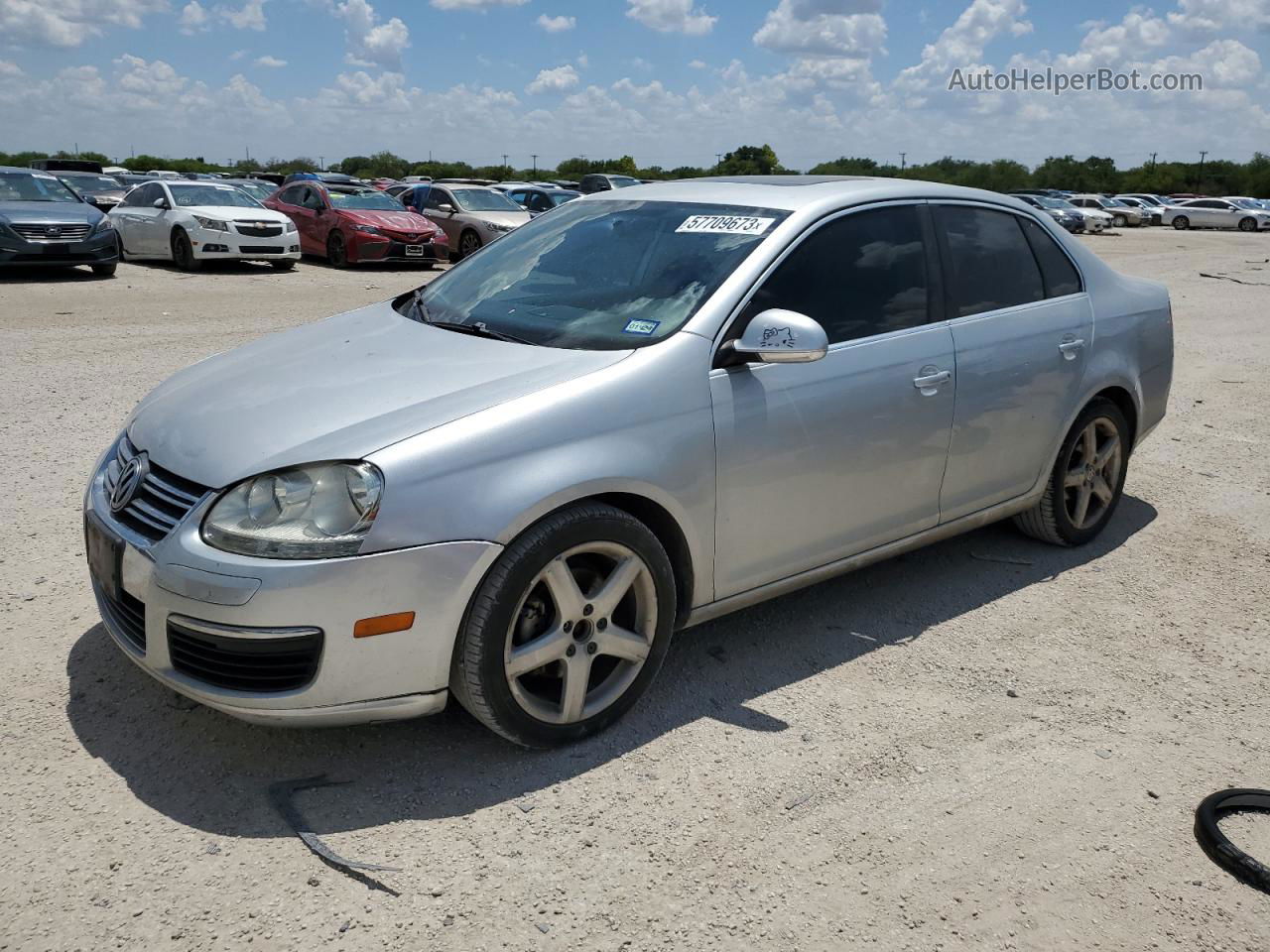 2009 Volkswagen Jetta Se Silver vin: 3VWRM71K79M087519