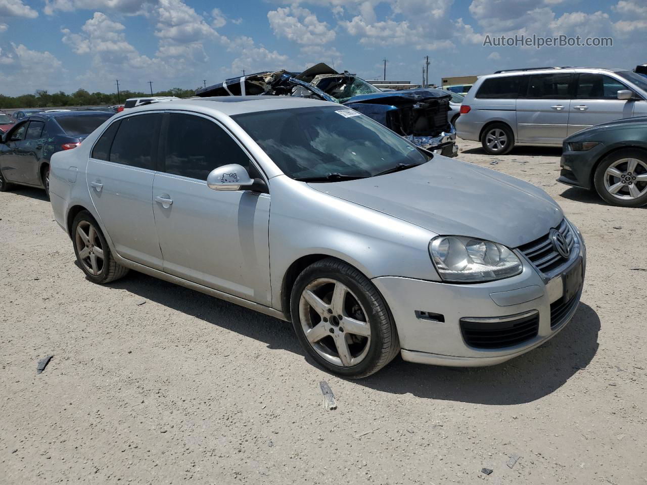 2009 Volkswagen Jetta Se Silver vin: 3VWRM71K79M087519