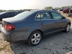 2009 Volkswagen Jetta Se Blue vin: 3VWRM71K89M123850