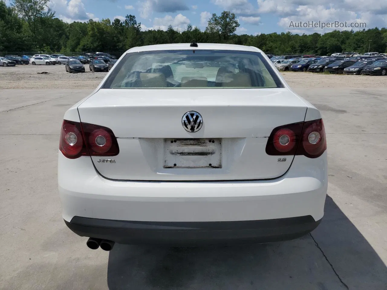 2009 Volkswagen Jetta Se White vin: 3VWRM71K89M147646