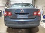 2009 Volkswagen Jetta Se Blue vin: 3VWRM71K99M021604