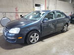 2009 Volkswagen Jetta Se Blue vin: 3VWRM71K99M021604