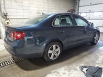 2009 Volkswagen Jetta Se Blue vin: 3VWRM71K99M021604