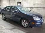 2009 Volkswagen Jetta Se Blue vin: 3VWRM71K99M021604