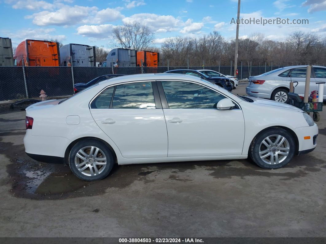 2009 Volkswagen Jetta Se/sel White vin: 3VWRM71K99M065666