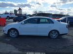 2009 Volkswagen Jetta Se/sel White vin: 3VWRM71K99M065666