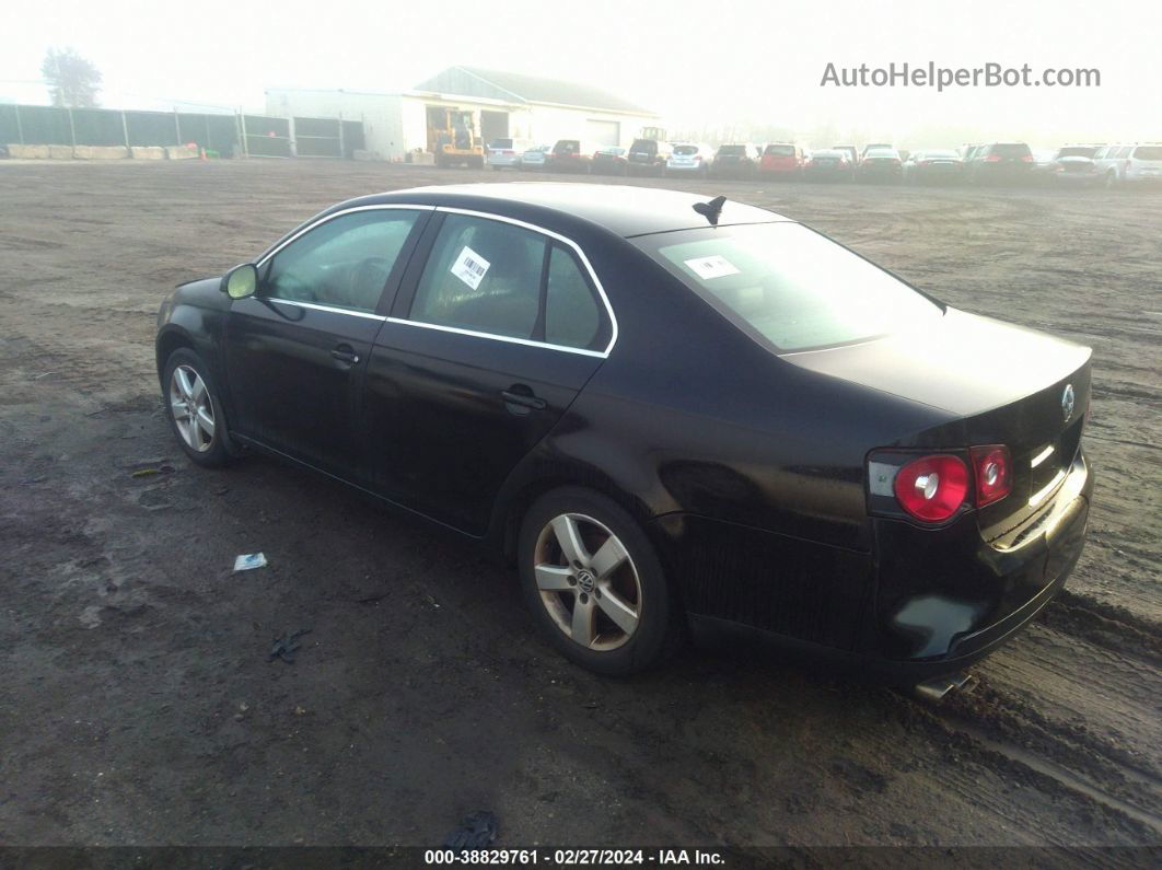 2009 Volkswagen Jetta Se Black vin: 3VWRM71K99M139829