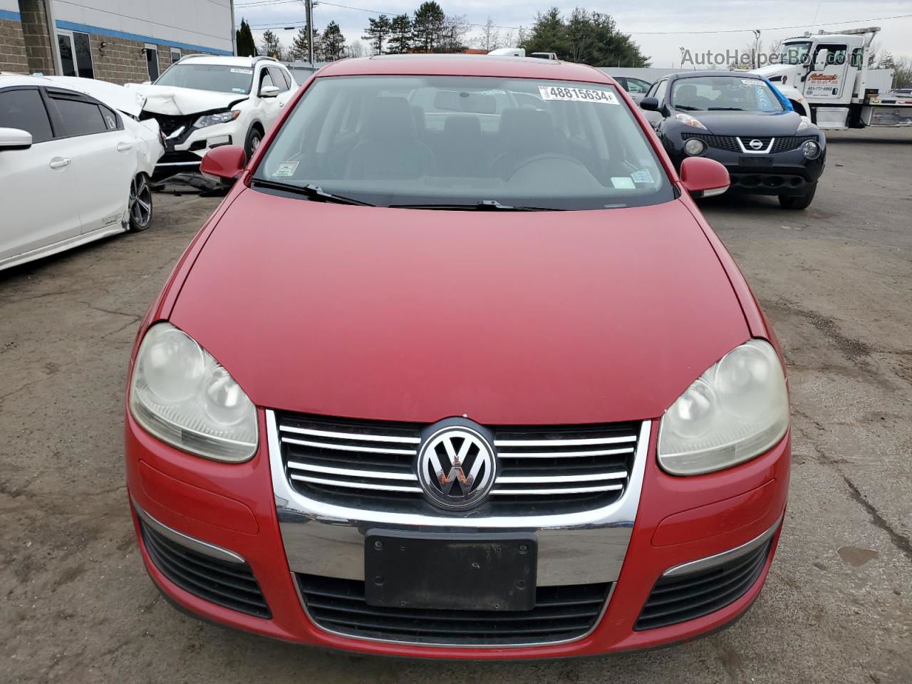 2009 Volkswagen Jetta Se Red vin: 3VWRM71KX9M006609