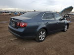 2009 Volkswagen Jetta Se Blue vin: 3VWRM71KX9M149270