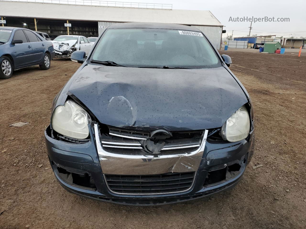 2009 Volkswagen Jetta Se Blue vin: 3VWRM71KX9M149270